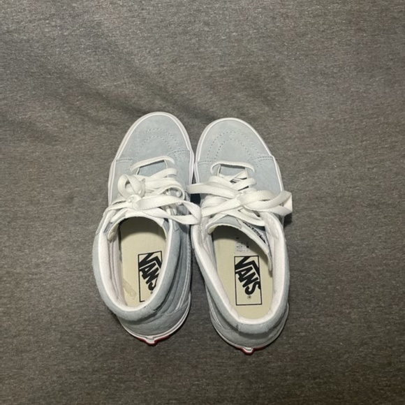 VANS Sk8-Hi Suede Blue Fog Shoes - Picture 11 of 11